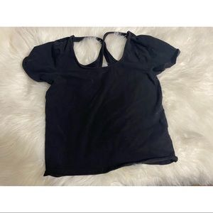 Aeropostale Black Crop Top